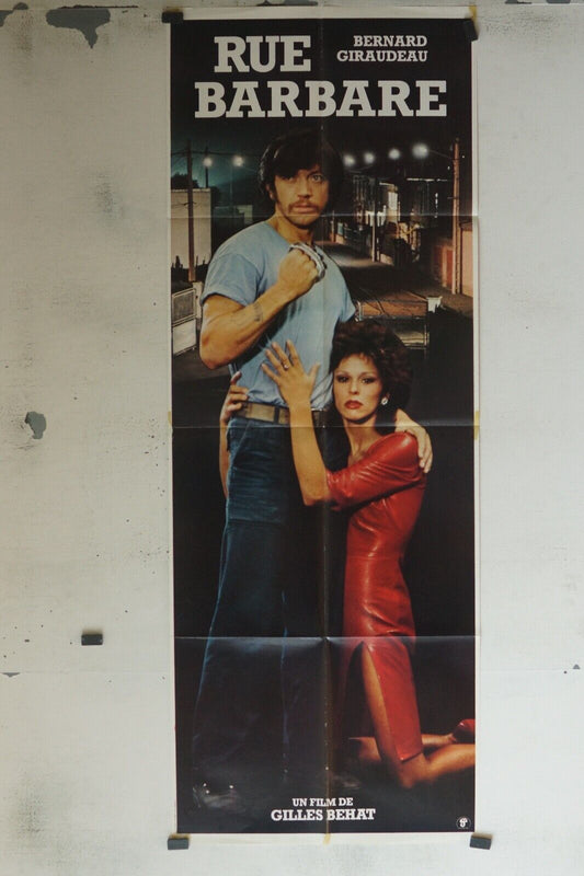 RUE BARBARE MOVIE POSTER ORIGINAL 60x160  BERNARD GIRAUDEAU