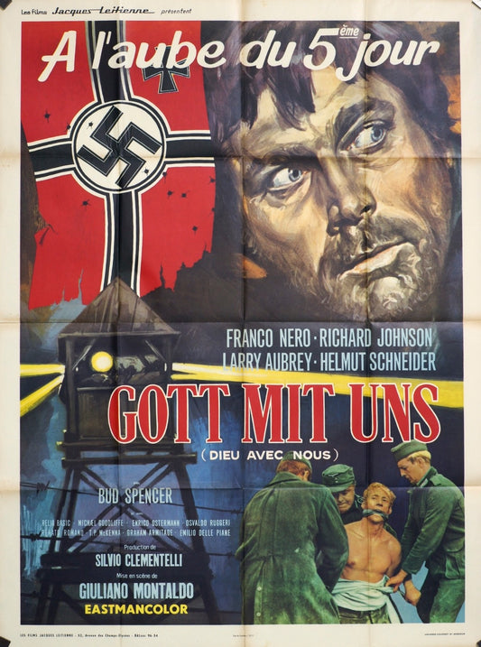 GOTT MIT UNS FRANCO NERO POSTER ORIGINAL 120x160