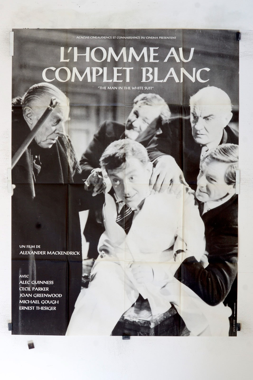 L’HOMME AU COMPLET BLANC, MOVIE POSTER ORIGINAL 120x160, ALEXANDER MACKENDRICK
