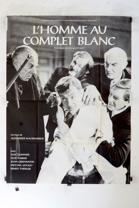 L’HOMME AU COMPLET BLANC, MOVIE POSTER ORIGINAL 120x160, ALEXANDER MACKENDRICK