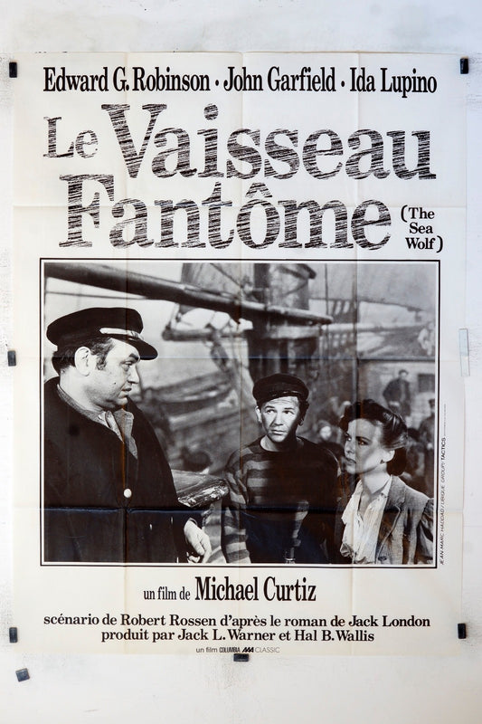 LE VAISSEAU FANTÔME EDWARD G.ROBINSON MOVIE POSTER ORIGINAL 120x160