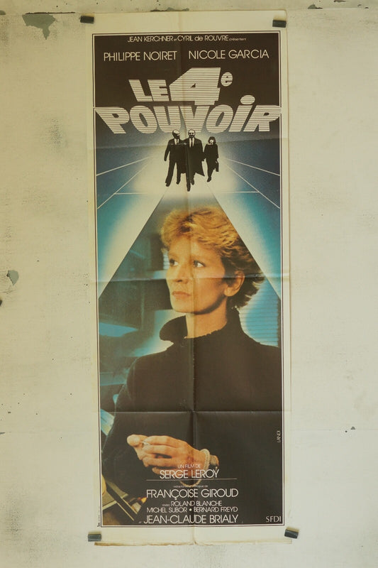 LE 4 EME POUVOIR POSTER ORIGINAL 60x160 PHILIPPE NOIRET – NICOLE GARCIA