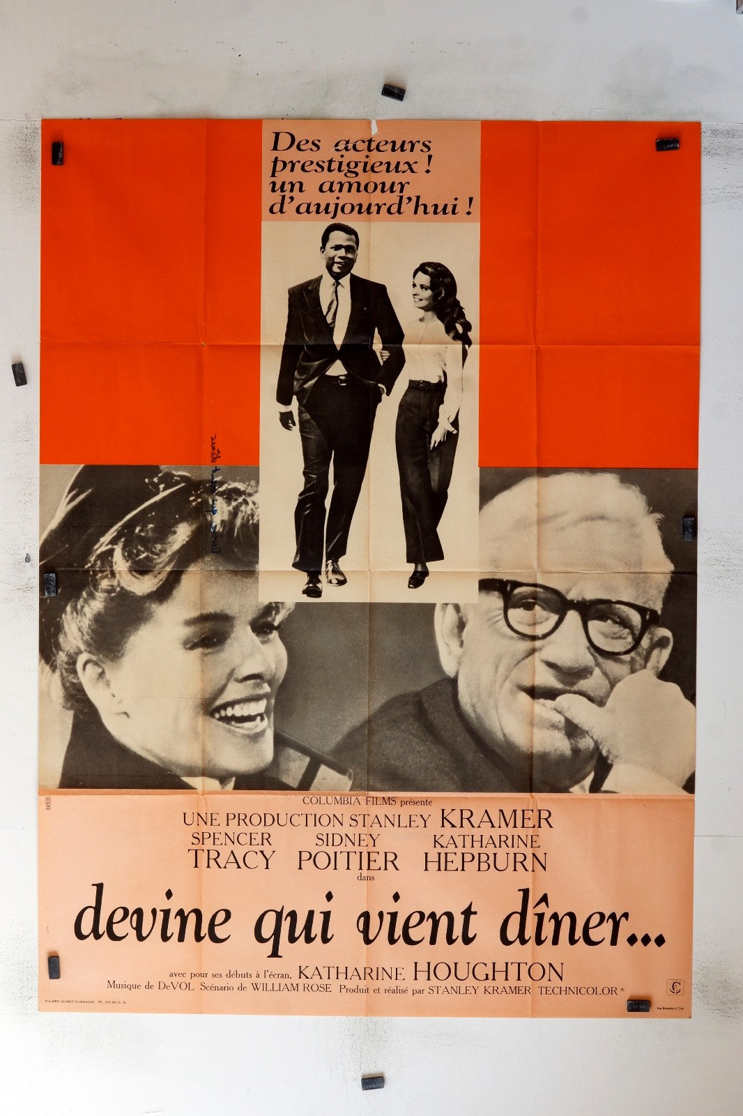 DEVINE QUI VIENT DEVINER SPENCER MOVIE POSTER ORIGINAL (120x160)