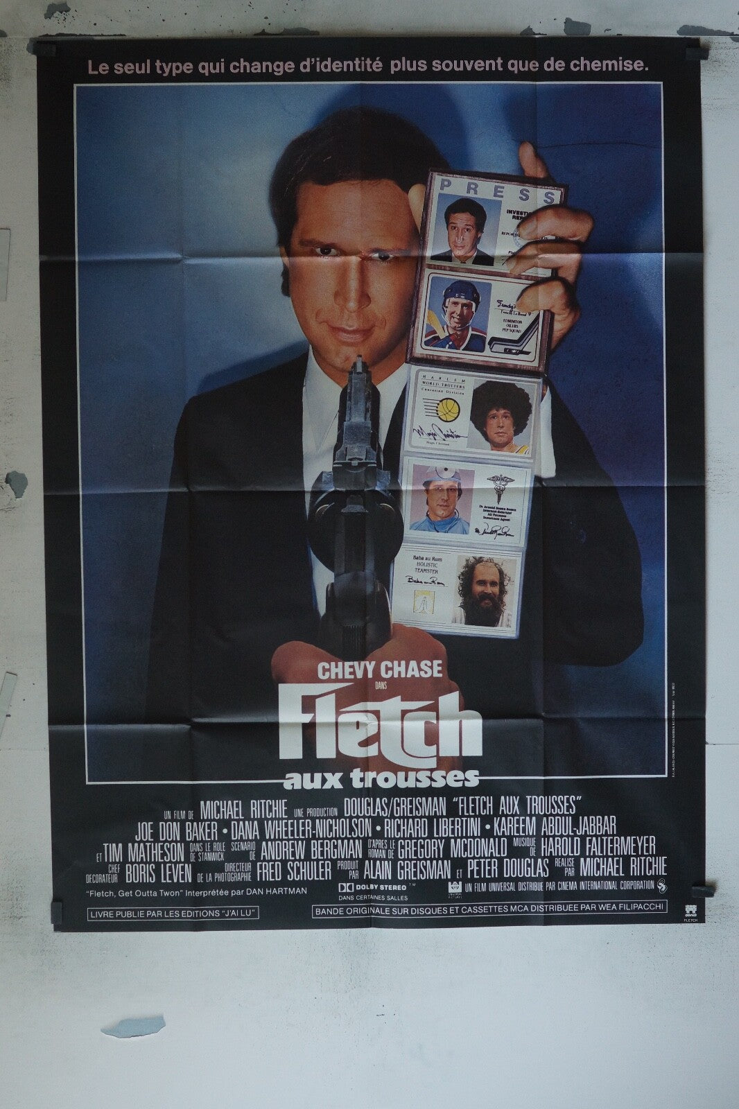 FLETCH AUX TROUSSES POSTER ORIGINAL 120x160 CHEVY CHASE