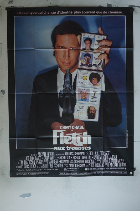 FLETCH AUX TROUSSES POSTER ORIGINAL 120x160 CHEVY CHASE