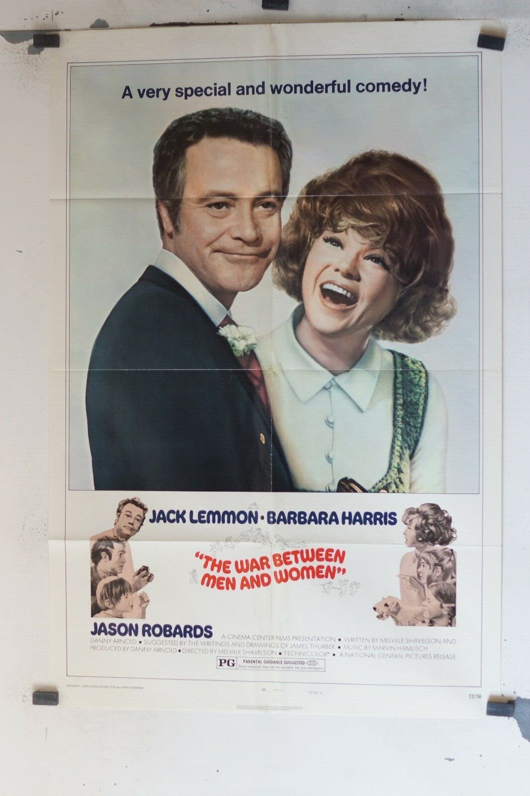 THE WAR BETWEEN MEN AND WOMEN POSTER ORIGINAL (69x103), Melville Shavelson