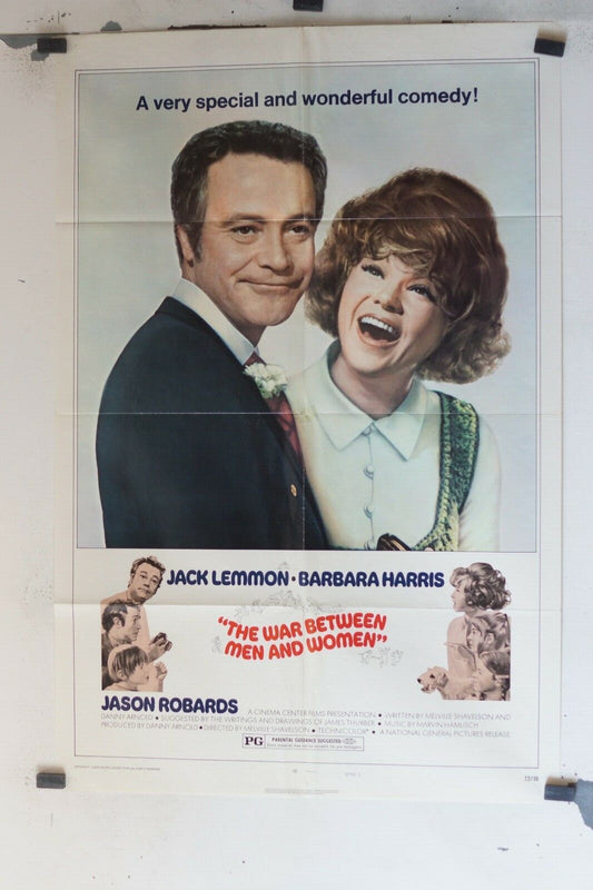 THE WAR BETWEEN MEN AND WOMEN POSTER ORIGINAL (69x103), Melville Shavelson
