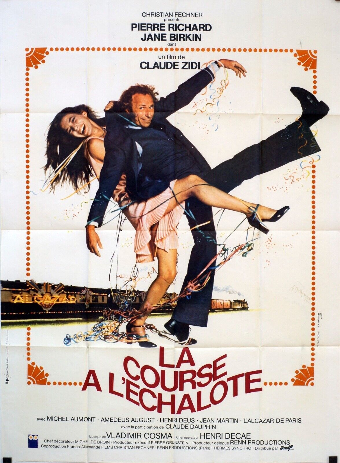 LA COURSE À L’ÉCHALOTE MOVIE POSTER ORIGINAL 120x160 PIERRE RICHARD