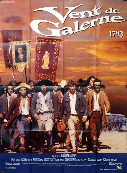 VENT DE GALERNE MOVIE POSTER ORIGINAL 120x160 BERNARD FAVRE