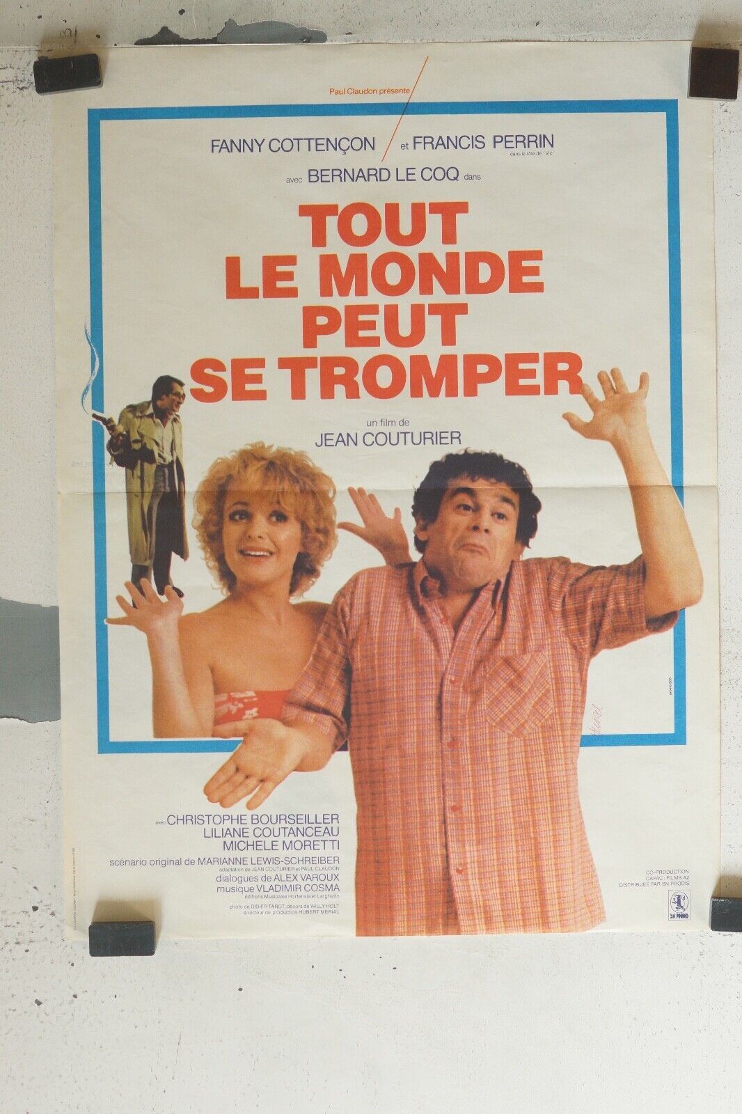 TOUT LE MONDE PEUT SE TROMPER ORIGINAL 40x60 FANNY COTTENCON