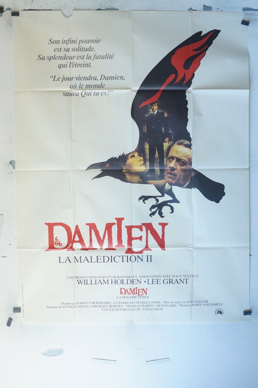 DAMIEN LA MALEDICTION II MOVIE POSTER ORIGINAL 120x160 WILLIAM HOLDEN – LEE