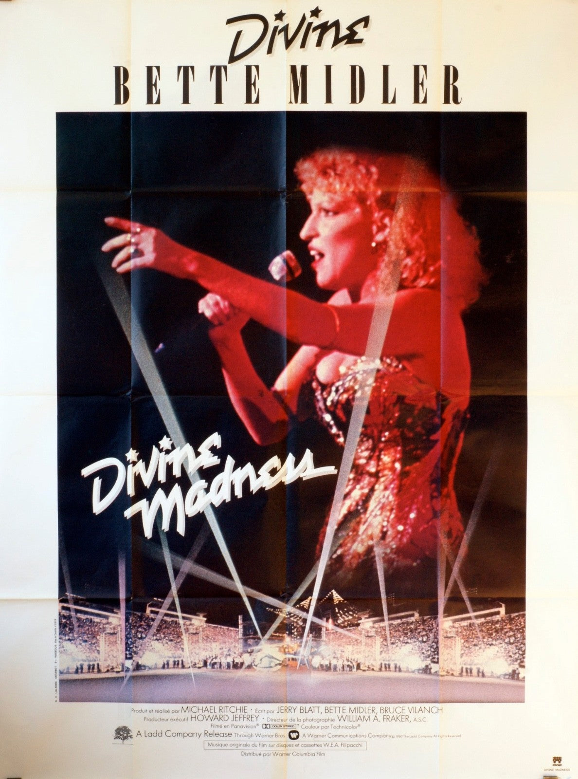 DIVINE BETTE MIDLER MOVIE POSTER ORIGINAL 120x160