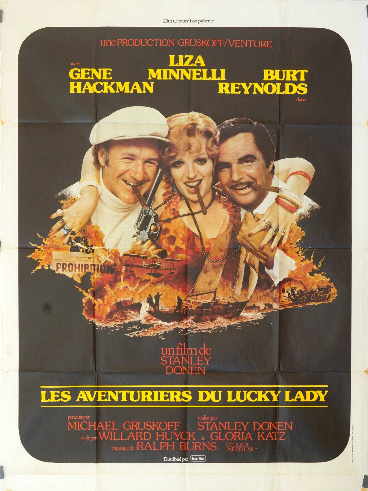 LES AVENTURIERS DU LUCKY LADY MOVIE POSTER ORIGINAL 120x160 LIZA MINNELLI