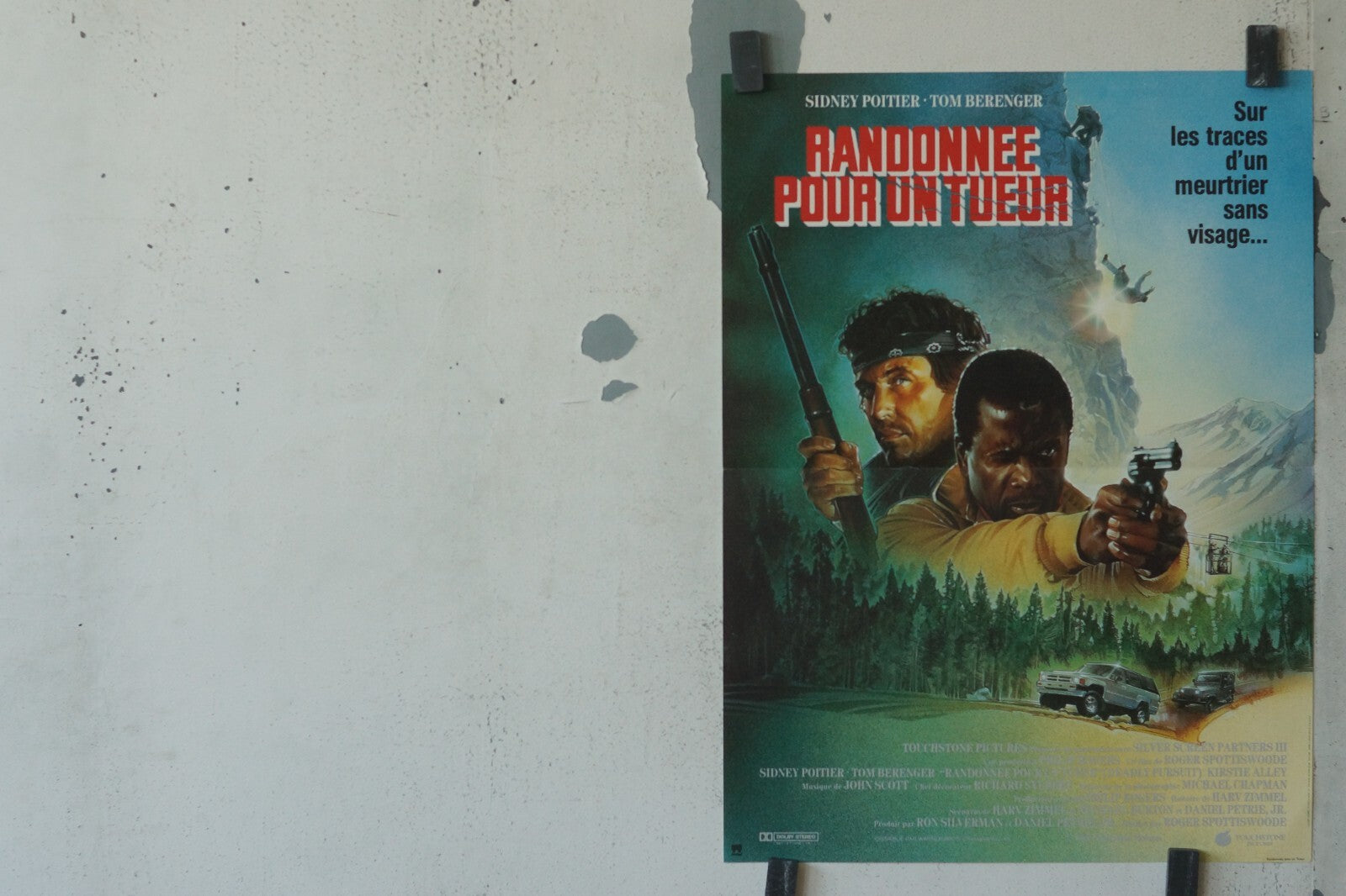 RANDONNEE POUR UN TUEUR (French Version) SHOOT TO KILL ORIGINAL 40x60