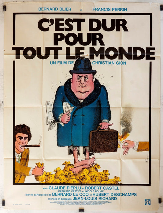 C’EST DUR POUR TOUT LE MONDE POSTER ORIGINAL 120x160 ANGELA CARTER