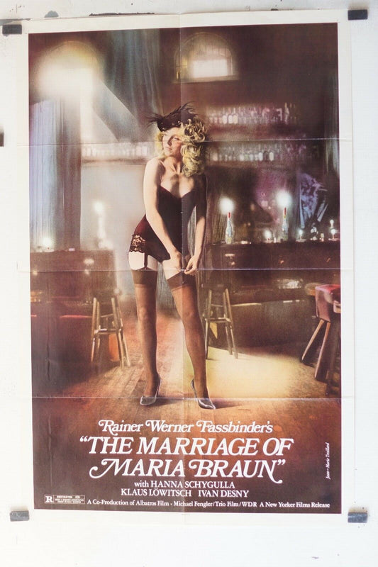THE MARRIAGE OF MARIA BRAUN MOVIE POSTER ORIGINAL 69x103, Werner Fassbinder 