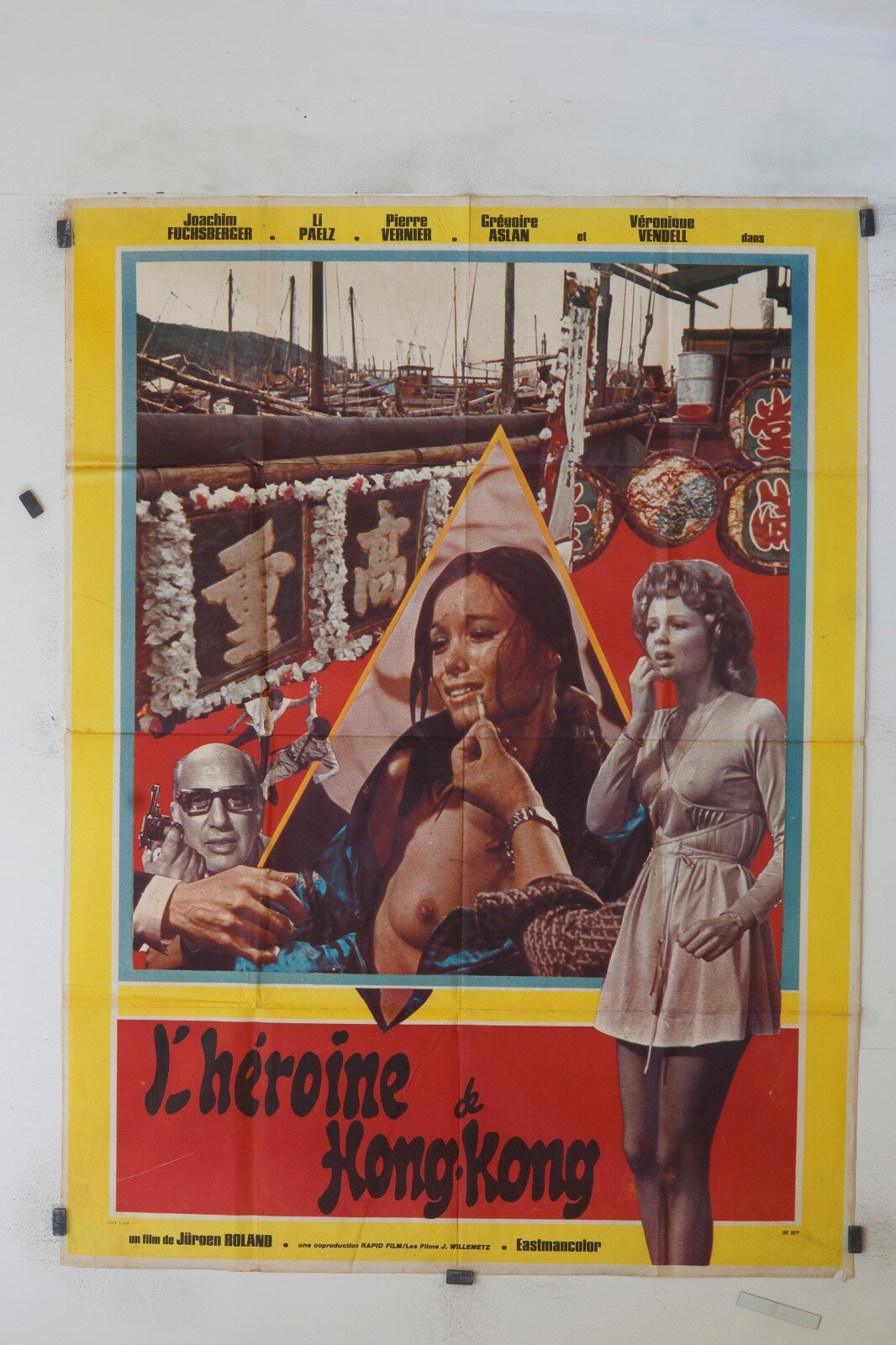 L’HEROIQUE DE HONG-KONG ALEXANDRE SALKIND POSTER ORIGINAL 120x160