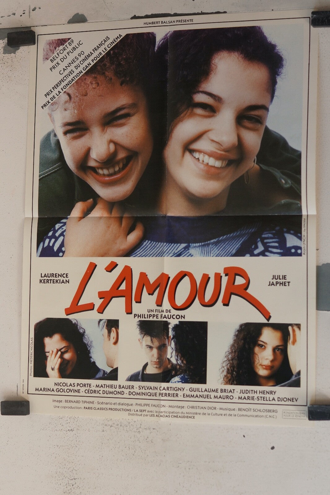 AMOUR (L’) MOVIE POSTER ORIGINAL 60x40 Julie Japhet , Laurence Kertekian