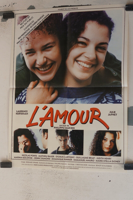 AMOUR (L’) MOVIE POSTER ORIGINAL 60x40 Julie Japhet , Laurence Kertekian