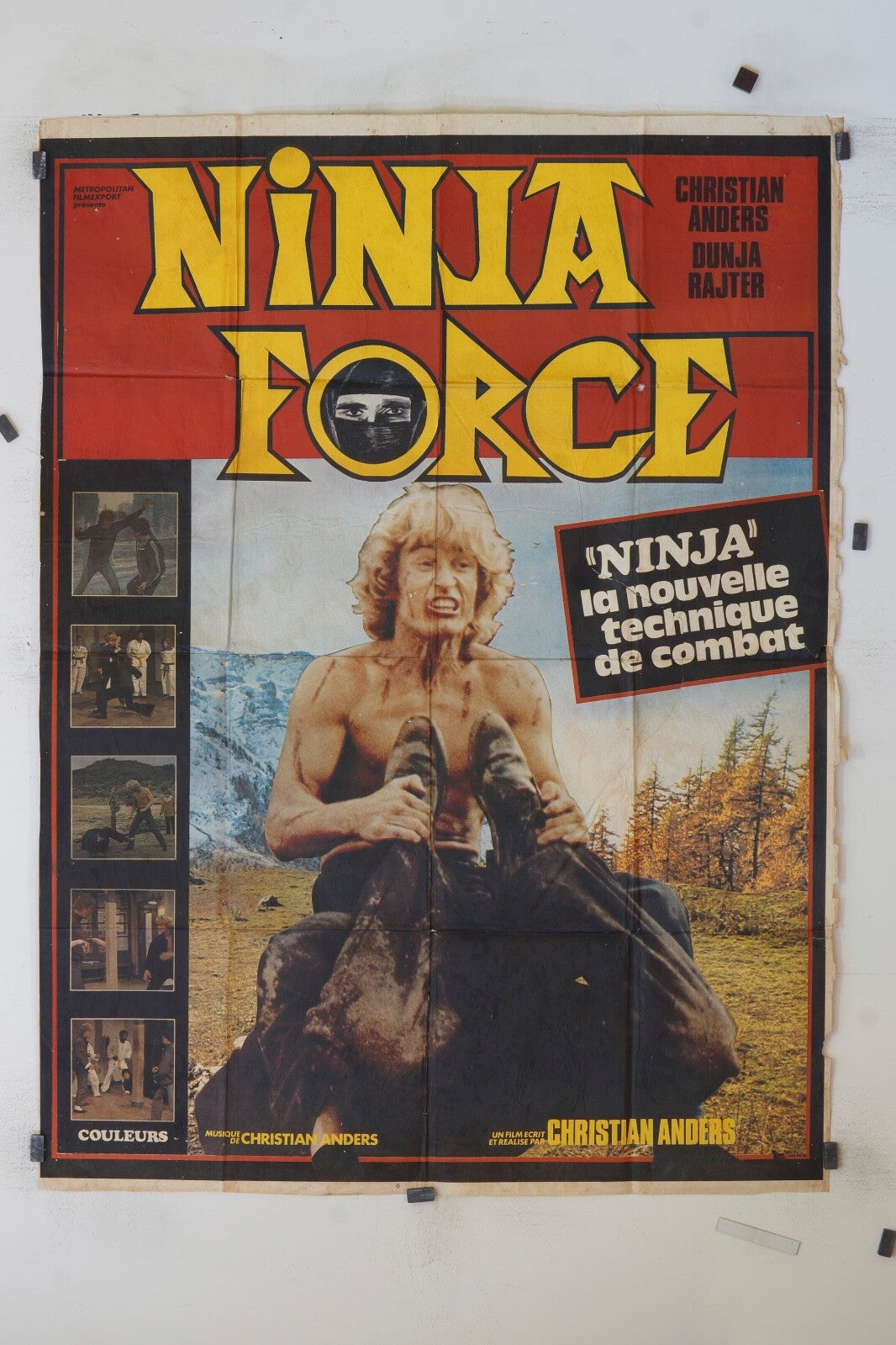 NINJA FORCE ORIGINAL MOVIE POSTER 120X160