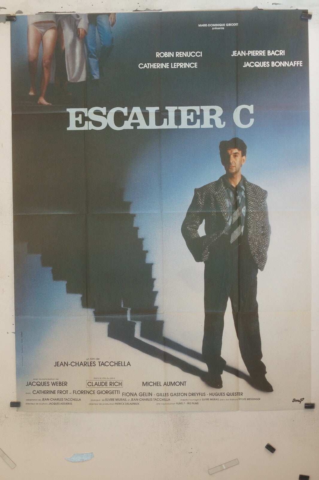 ESCALIER C POSTER ORIGINAL 120x160 ROBIN RENUCCI