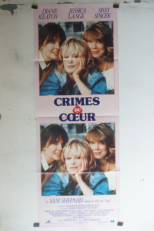 CRIMES DU COEUR POSTER ORIGINAL 60x160 DIANE KEATON
