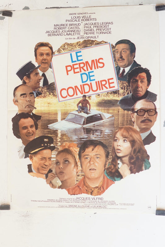 PERMIS DE CONDUIRE (LE) MOVIE POSTER ORIGINAL (60X80) Louis velle , Pascale