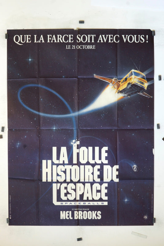 LA FOLLE HISTOIRE DE L’ESPACE MEL BROOKS MOVIE POSTER  120x160