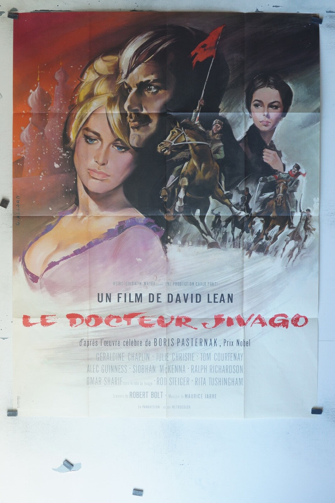 LE DOCTEUR JIVAGO (1965)ORIGINAL MOVIE POSTER 120x160 ANNIE GIRARDOT, MARIE BELL