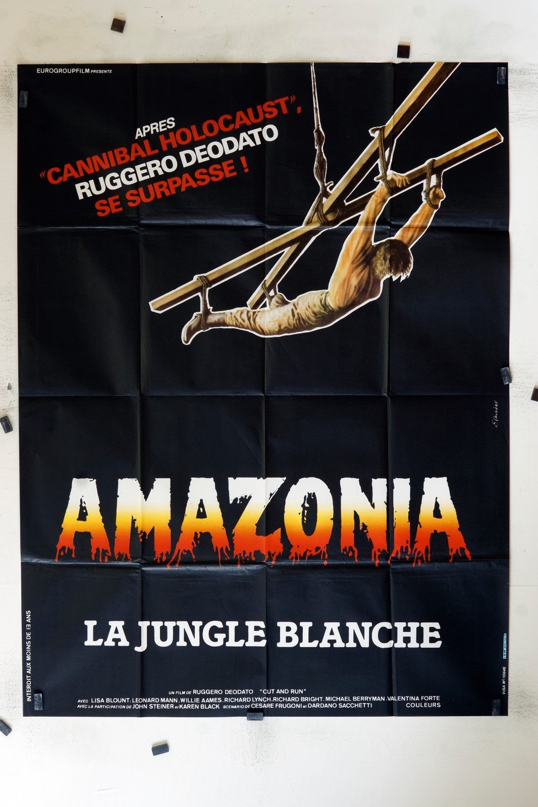 AMAZONIA LA JUNGLE BLANCHE POSTER ORIGINAL 120x160