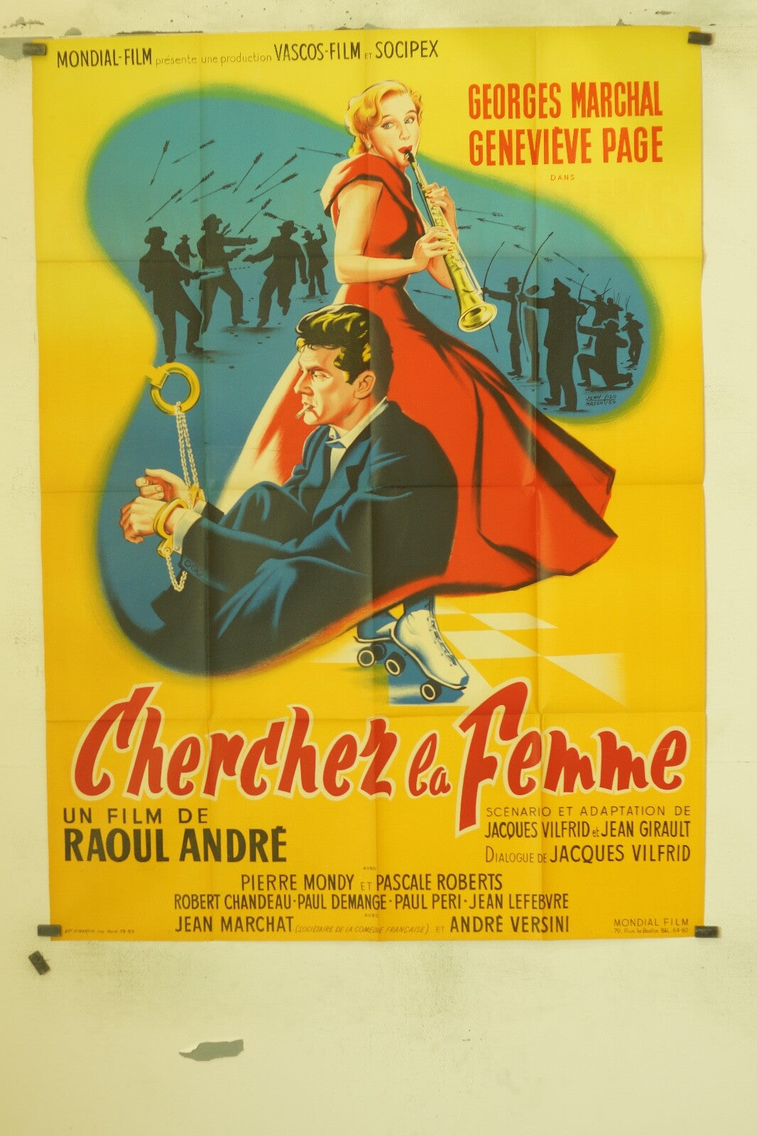 CHERCHEZ LA FEMME ORIGINAL1 20x160 GEORGES MARCHAL – GENEVIEVE PAGE