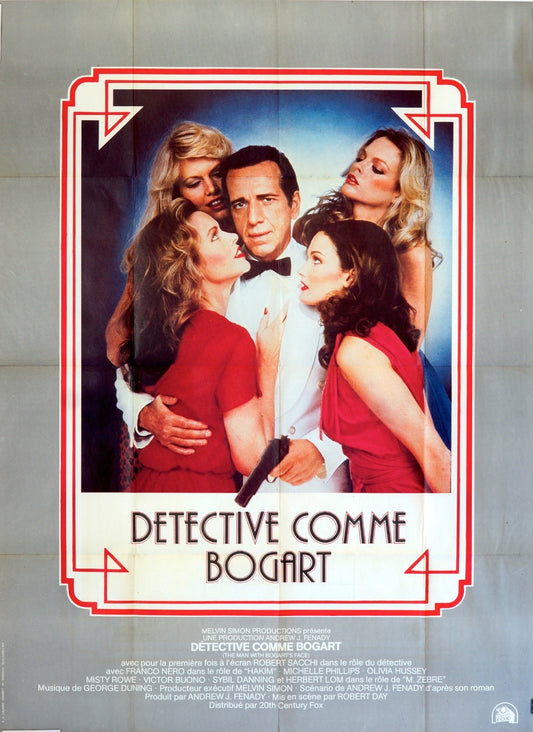 DÉTECTIVE COMME BOGART ROBERT SACCHI MOVIE POSTER ORIGINAL 120x160
