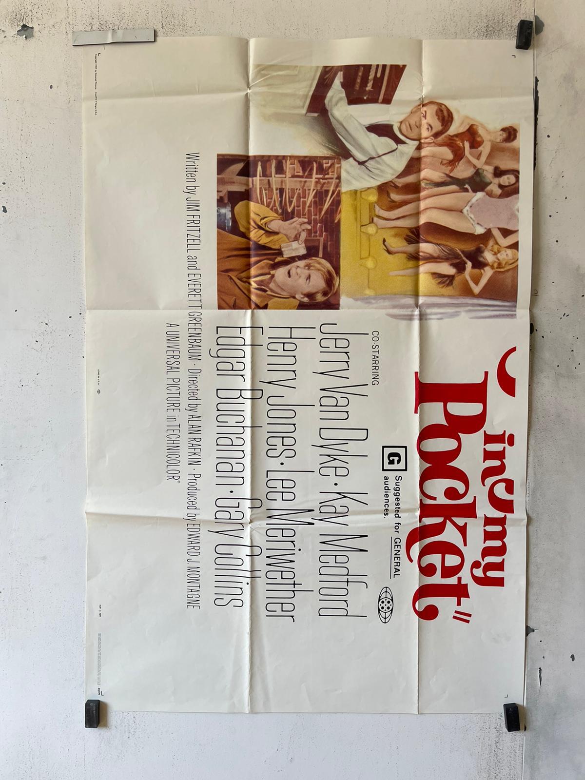 ANGEL IN MY POCKET (1969) (EN 2 PARTIE) (100X190), MOVIE POSTER ORIGINAL