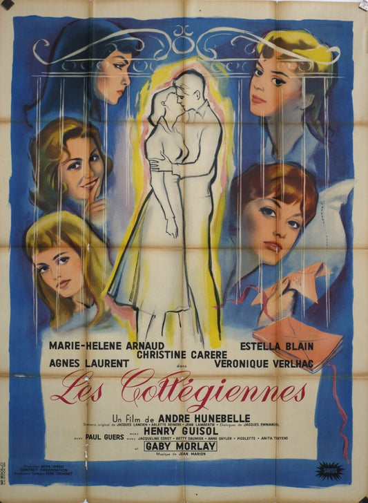 LES COLLÉGIENNES AGNES LAURENT POSTER ORIGINAL 120x160