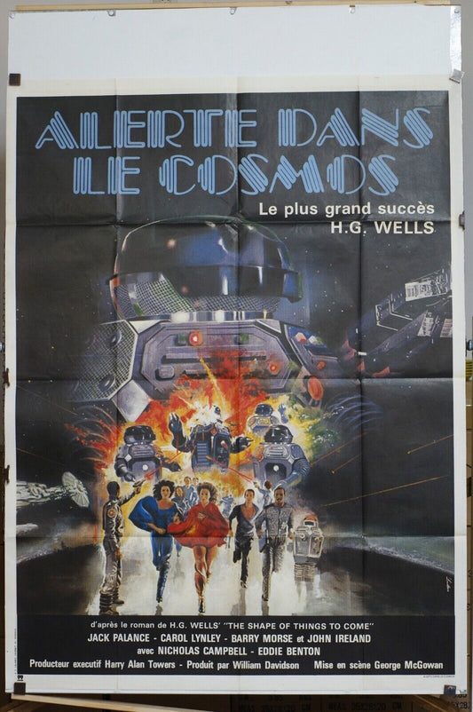 ALERTE DANS LE COSMOS ORIGINAL MOVIE POSTER 120x160  JACK PALANCE