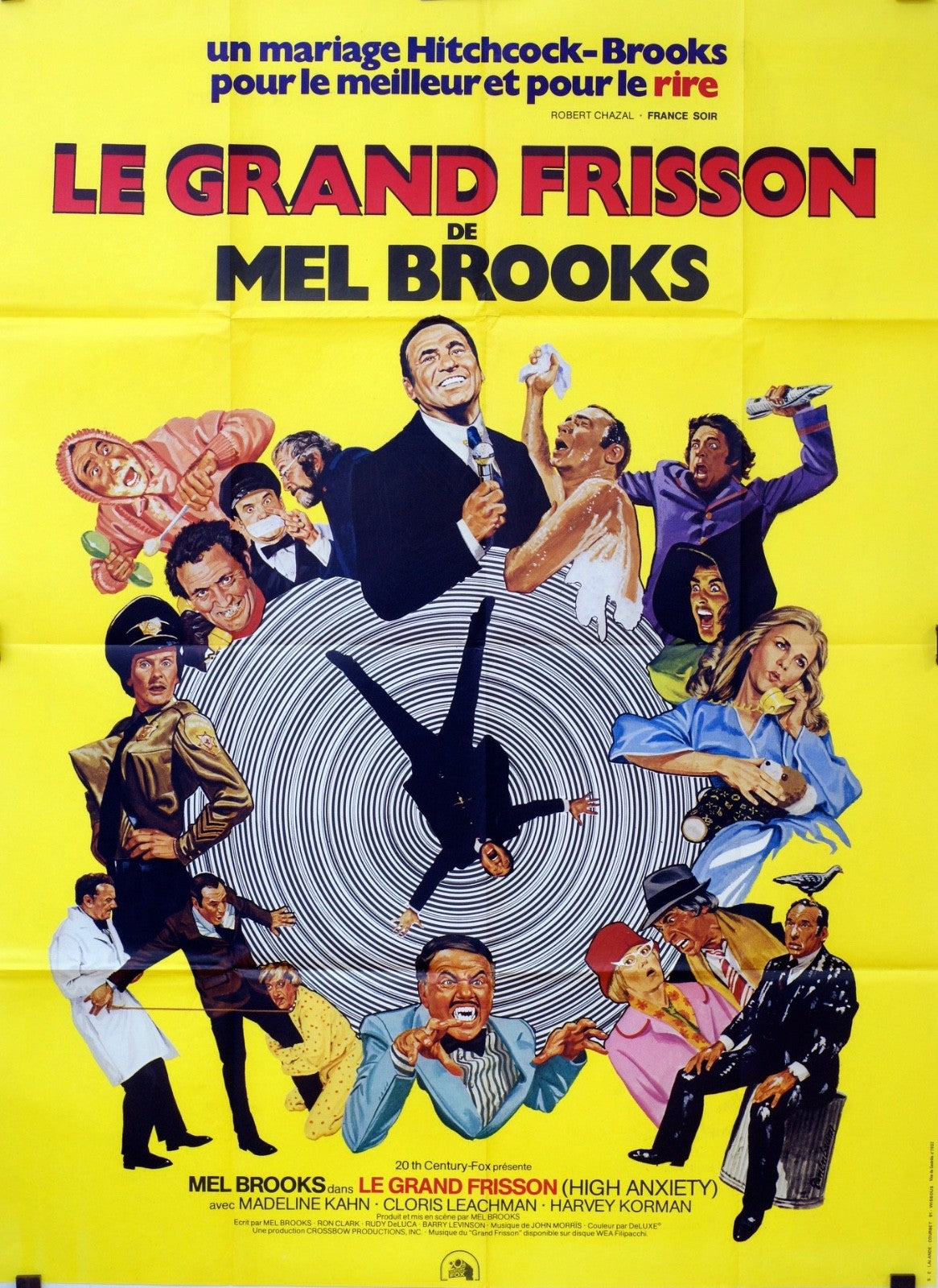 LA GRAND FRISSON MEL BROOKS MOVIE POSTER ORIGINAL 120x160