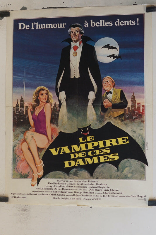 VAMPIRE DE CES DAMES (LE) MOVIE POSTER ORIGINAL (60X80) George Hamilton