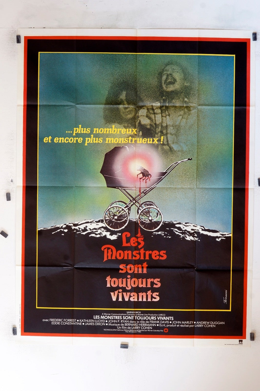 LES MONSTRES SONT TOUJOURS VIVANTS FRÉDÉRIC MOVIE POSTER ORIGINAL 120X160