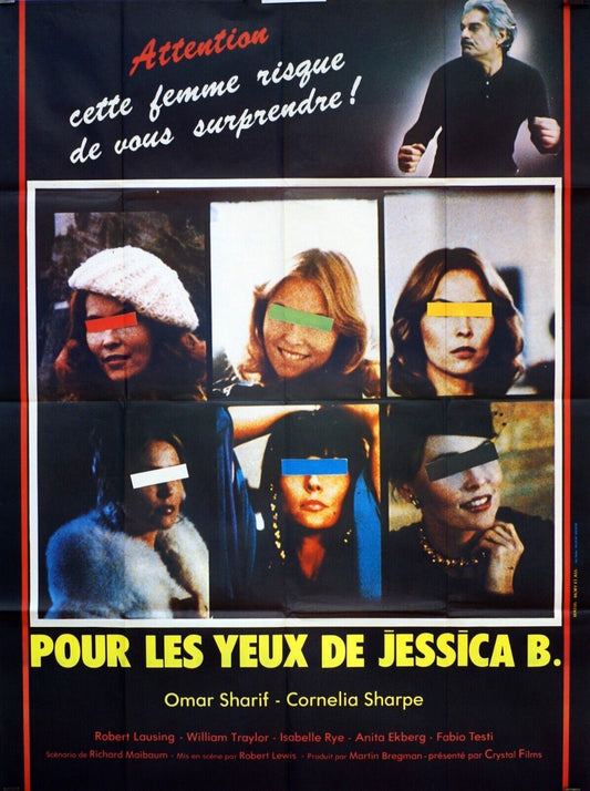 POUR LES YEUX DE JESSICA B. ORIGINAL MOVIE POSTER 120x160 ANITA EKBERG