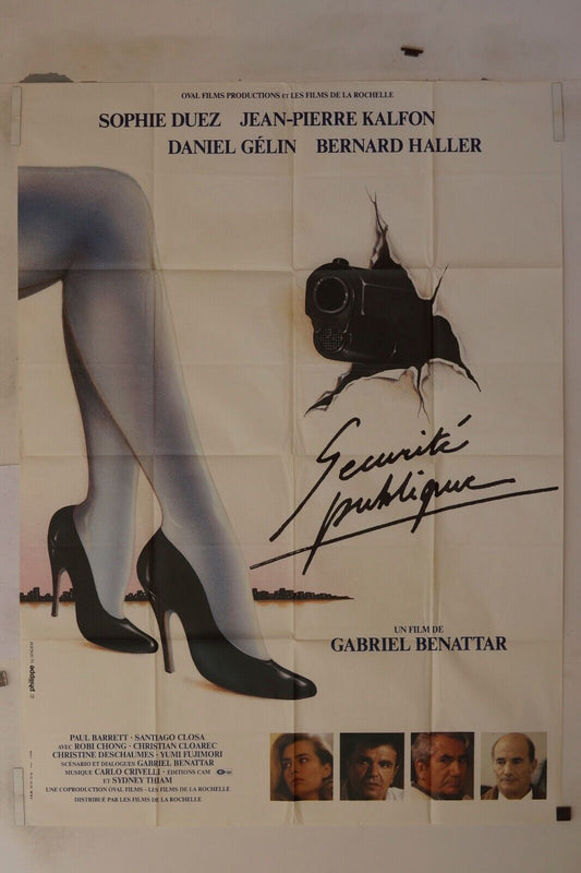 SÉCURITÉ PUBLIQUE MOVIE POSTER ORIGINAL 120x160 SOPHIE DUEZ