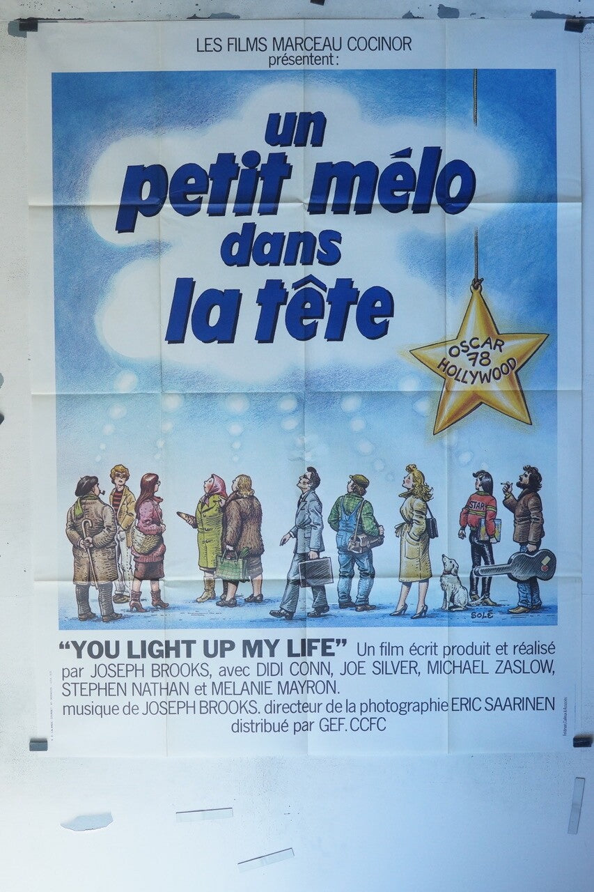 UN PETIT MÉLO DANS LA TÊTE MOVIE POSTER ORIGINAL 120x160 JOSEPH BROOKS