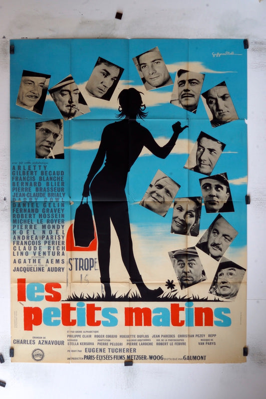 LES PETITS MATINS ARLETTY MOVIE POSTER ORIGINAL 120x160