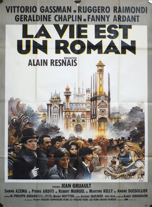 LA VIE EST UN ROMAN ALAIN RESNAIS MOVIE POSTER ORIGINAL 120x160