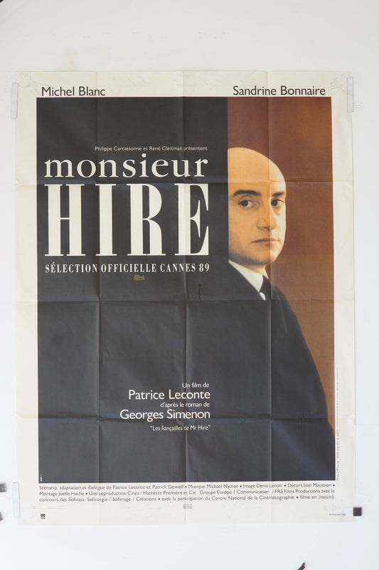 MONSIEUR HIRE ORIGINAL MOVIE POSTER 120x160 MICHEL BLANC