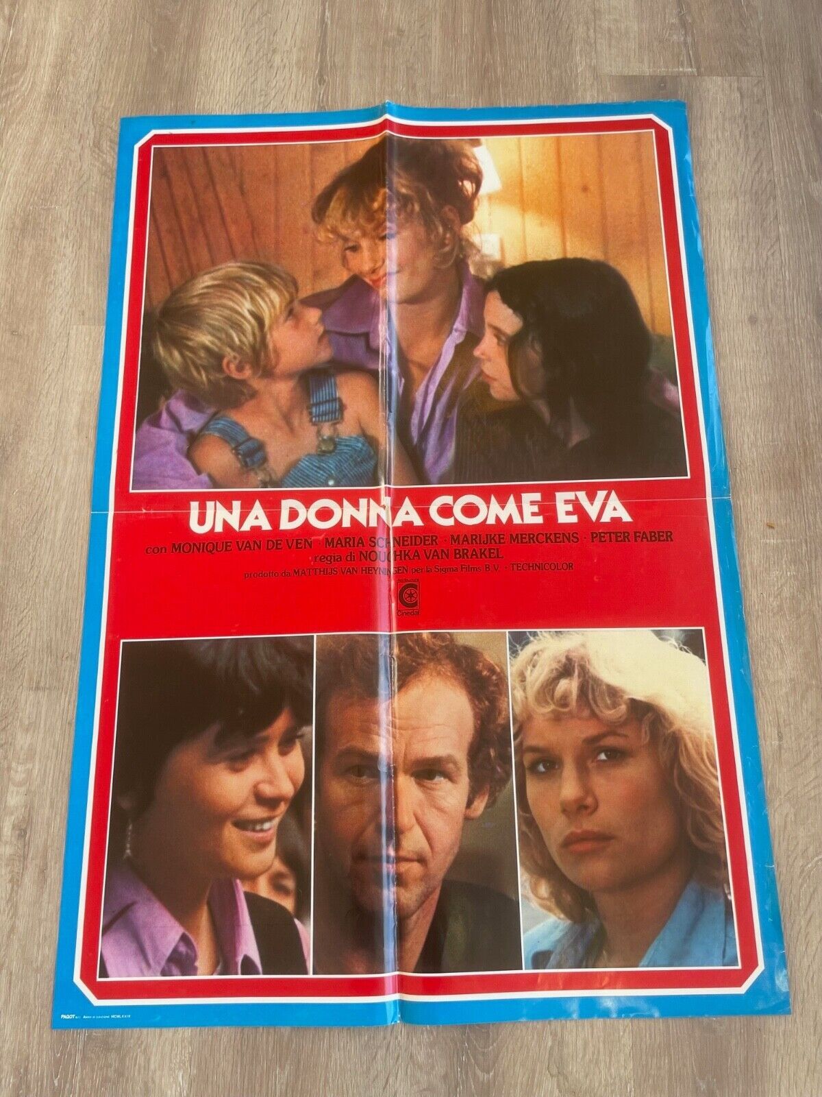 UNE DONA COME EVA MOVIE POSTER ORIGINAL (50X70) MONIQUE VAN DE VEN