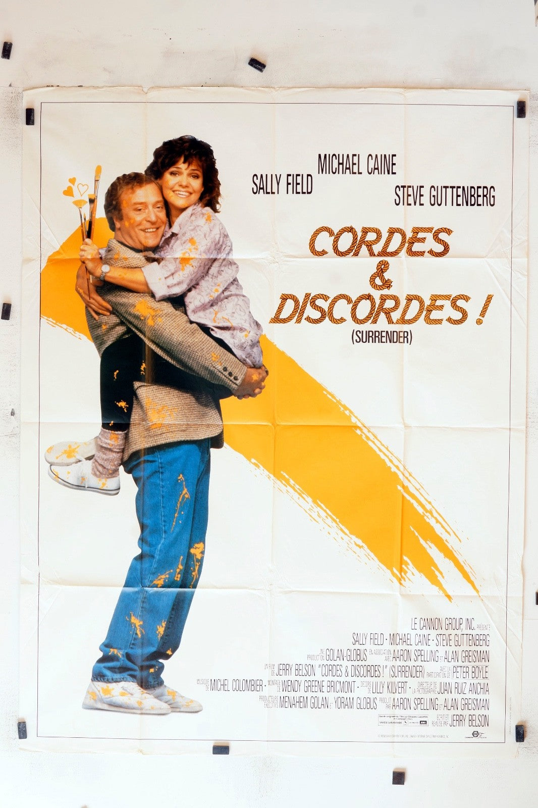 CORDES &amp; DISCORDES MICHAEL CAINE MOVIE POSTER ORIGINAL 120x160