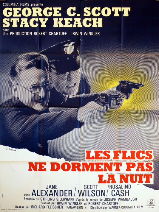 LES FLICS NE DORMENT PAS LA NUIT MOVIE POSTER ORIGINAL 120x160  KAREN BLACK
