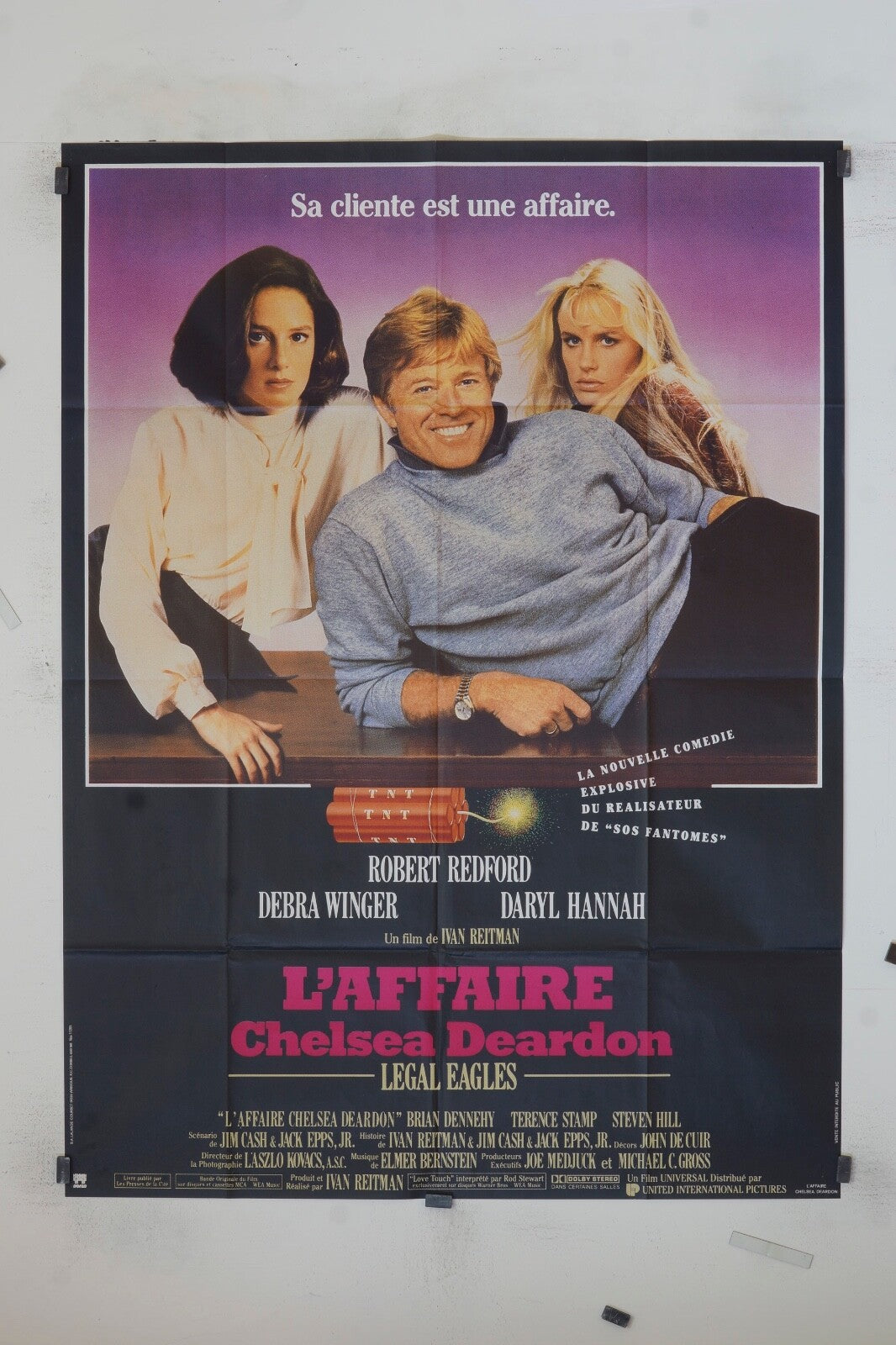 L’AFFAIRE CHELSEA DEARDON ROBERT REDFORD MOVIE POSTER ORIGINAL 120x160