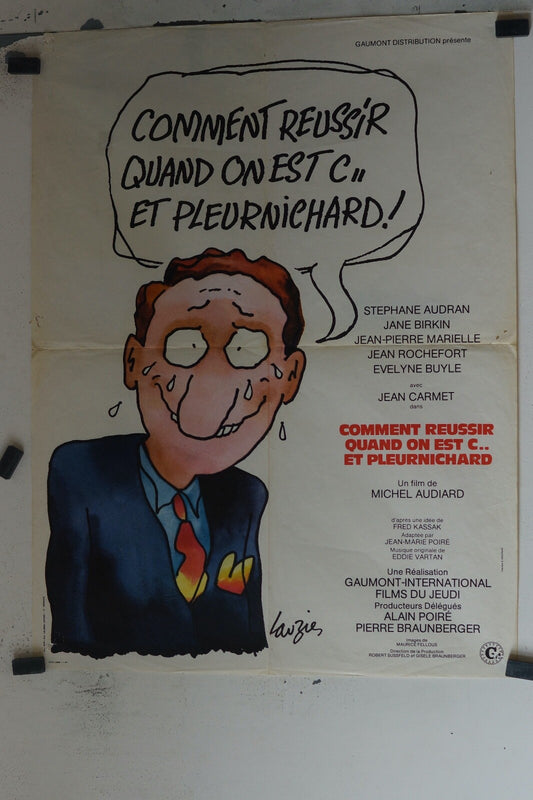 COMMENT REUSSIR QUAND ON EST C.. ET PLEURNICHARD MOVIE POSTER ORIGINAL (60X80)
