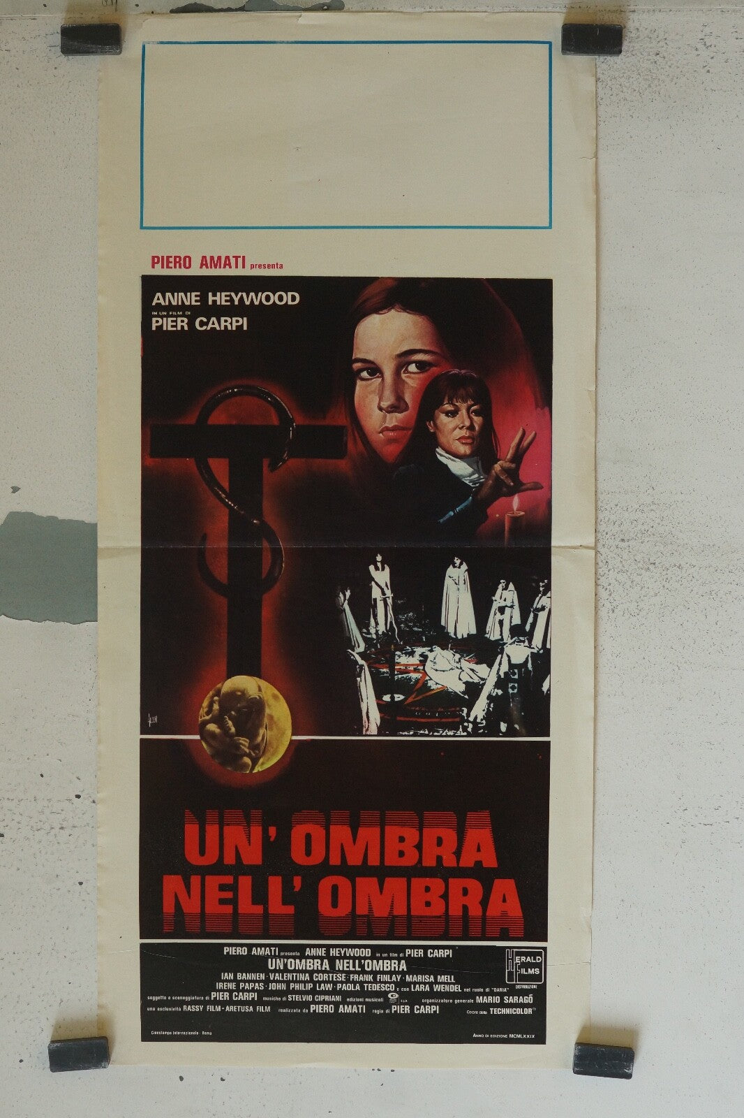UN’OMBRA NELL’OMBRA MOVIE POSTER (34X70) ANNE HEYWOOD – PIER CARPI